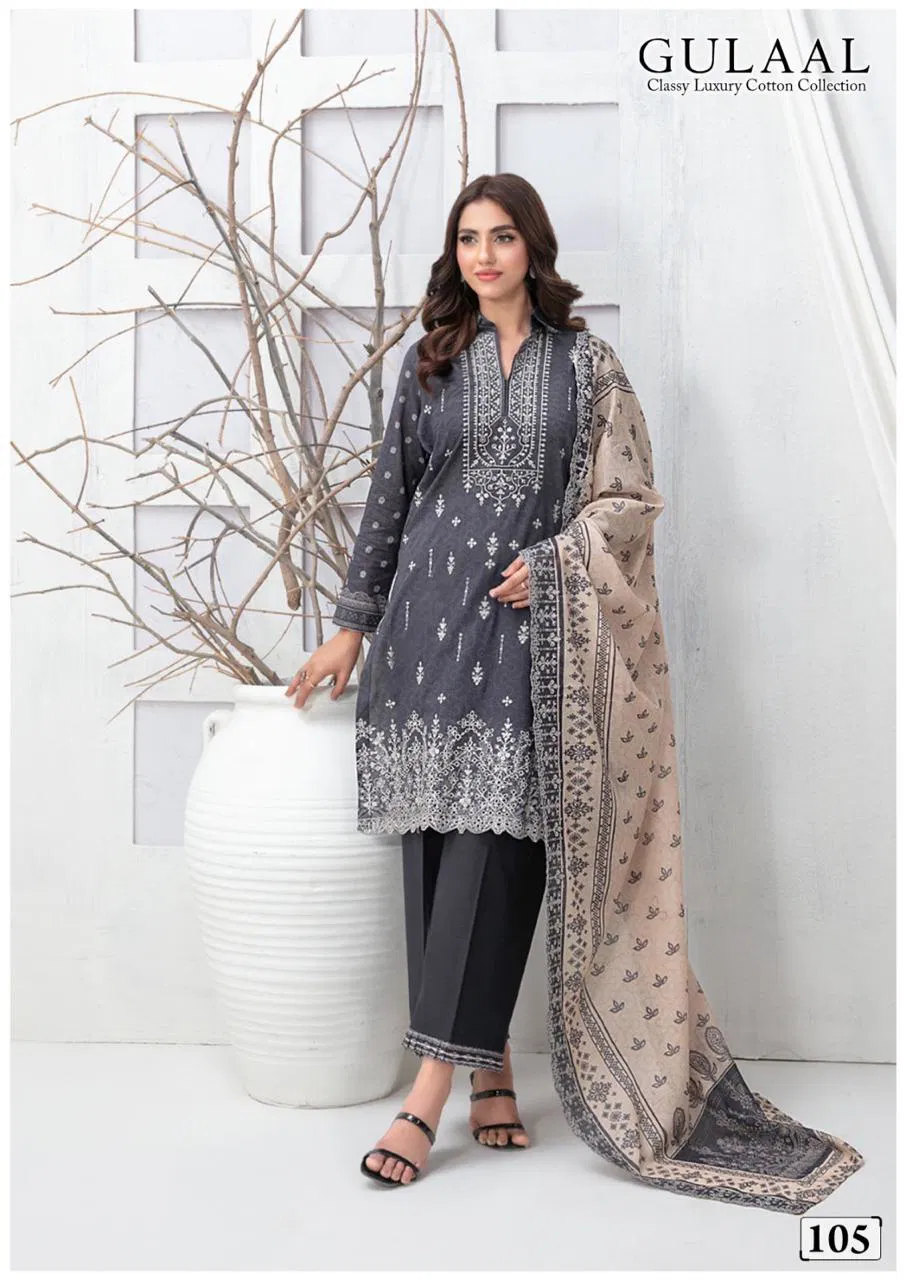 Gulaal Classy Luxury Cotton Collection Vol 11 Pakistani Dress Material Wholesale Online
